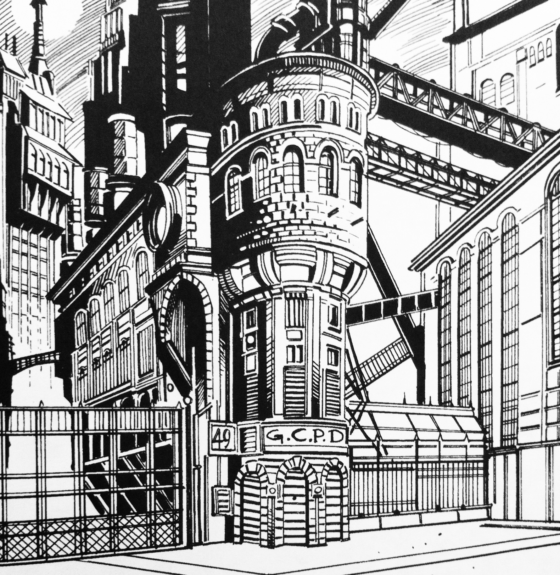 Gotham City Architecture. 