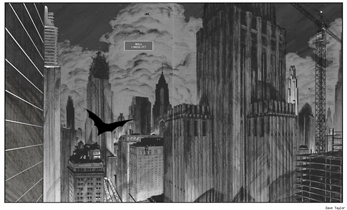 Death by Design Gotham Skyline