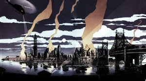 Gotham City skyline